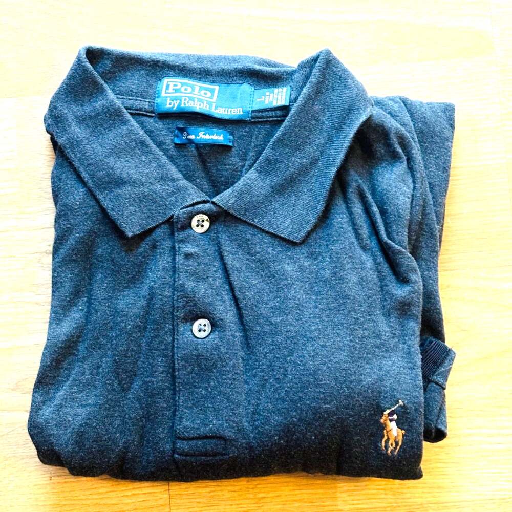 POLO RALPH LAUREN POLO SHIRT LARGE GOLF LONG SLEEVE